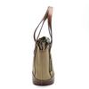 HUNTING WORLD Mini Tote Handbag Canvas Khaki X Brown Unisex 4620969 Used