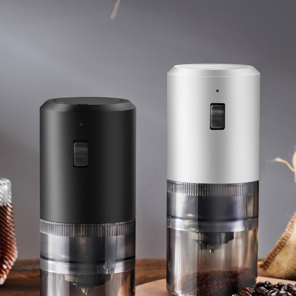 Electric coffee bean grinder portable household rechargeable grinder