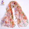 Pink Orange Silk Scarf  New Design Long Female Scarves Printed 170*105cm Spring Autumn Fashion Accessories Women Silk Scarf