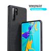 ESCASE Huawei P30 Pro Phone Case, P30 Pro Protective Cover, Creative Full-Edge Anti-Drop Leather Back Cover, ES-19 Deep Black