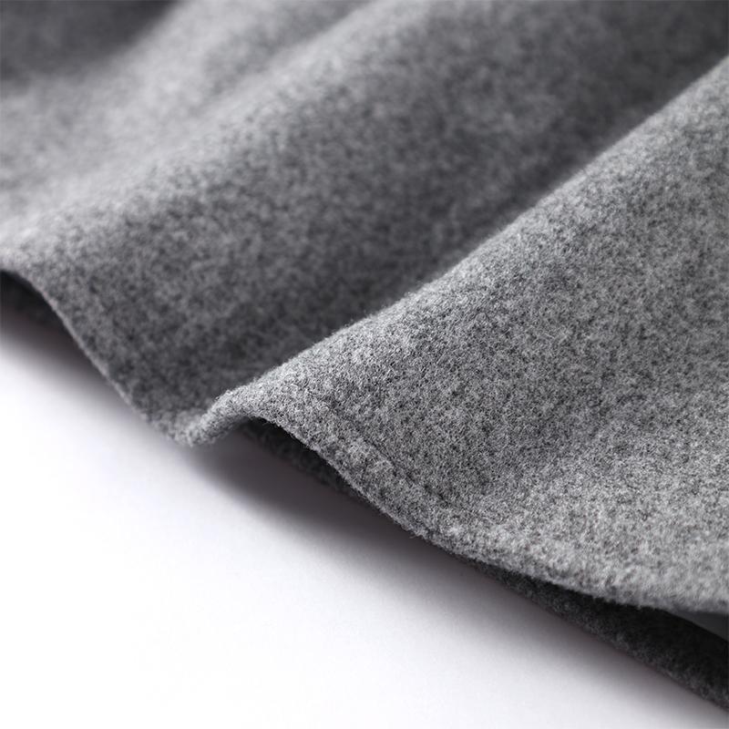 Single Breasted Women Jacket  Autumn Winter Pure Color Long Sleeve Loose Female Fashion Turn-down Collar Street Outwear