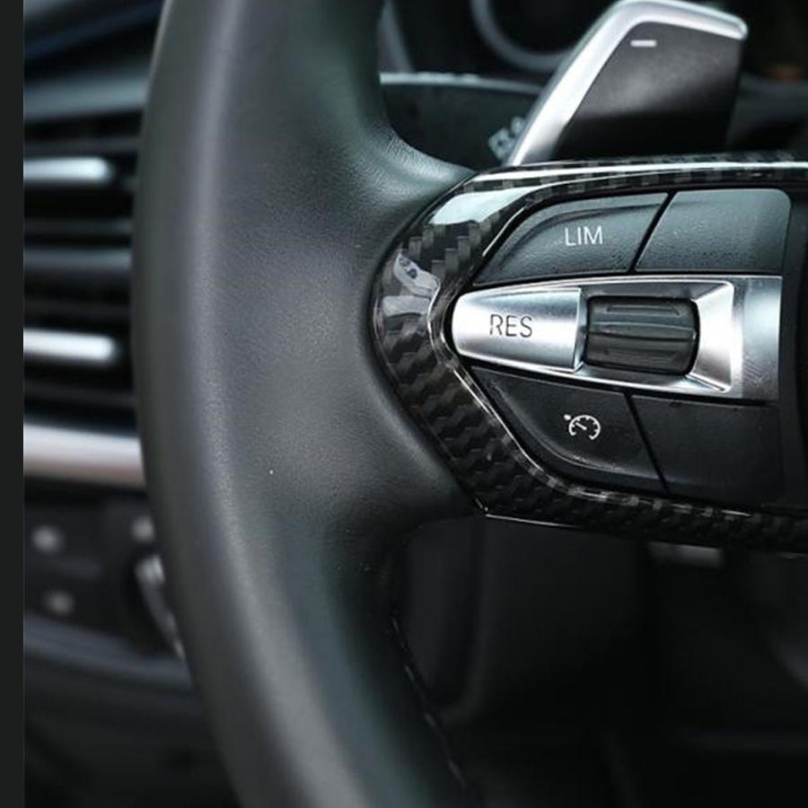 Carbon Fiber Imitation Car Steering Wheel trim for bmw f22 f30 f32 f10 f15x5 m sport
