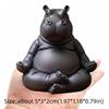 3D Printing Yoga Hippopotamus Statue Resin Hippopotamus Figurine Hippopotamus Decorative Ornaments Mini Multiple Styles