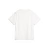 Li Ning Sports Lifestyle Series Solid Color Comfortable Round Neck Short Sleeve T-Shirt Women Tops Off-White AHSU352-1