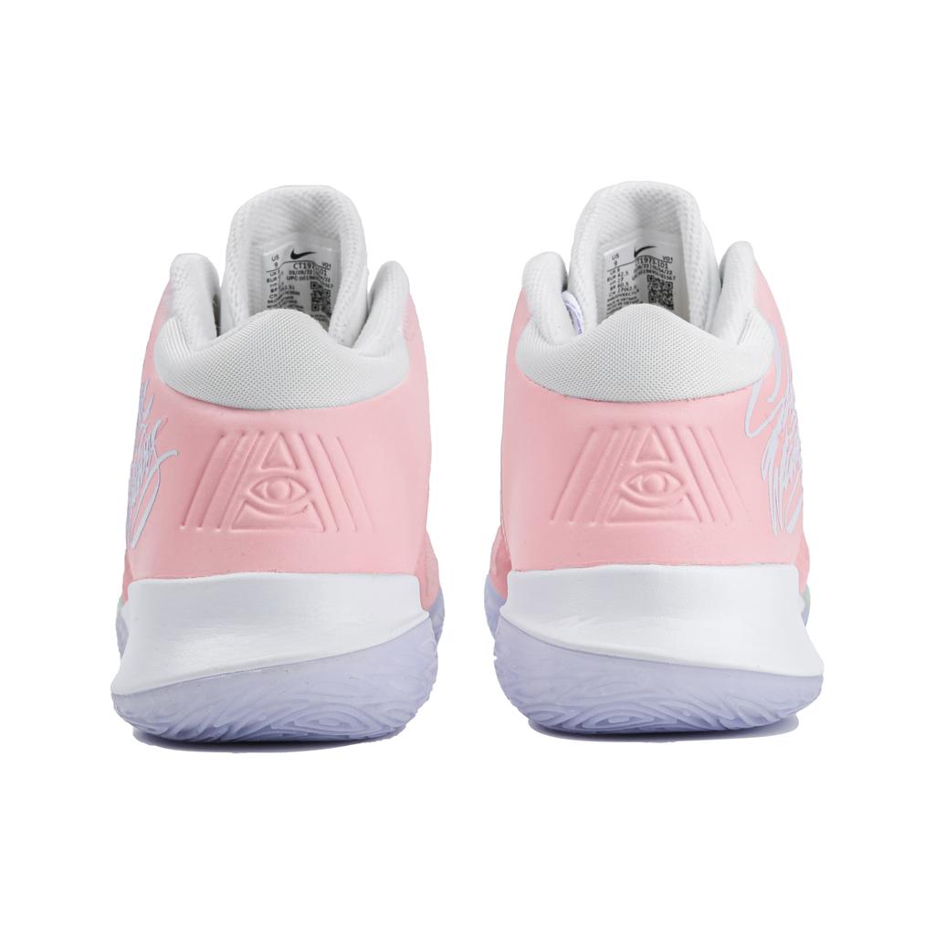 Nike Flytrap 4 EP Cushioning, Wear Resistant Mid Top Basketball Shoes Men's Pink CT1973-101(Team4-)