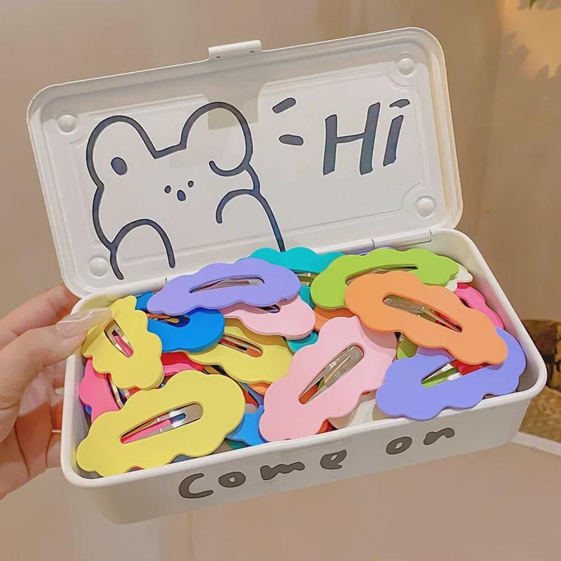 Colorful Cartoon Cloud Hairpin BB Clip: Seamless 2025 Edition for Kids
