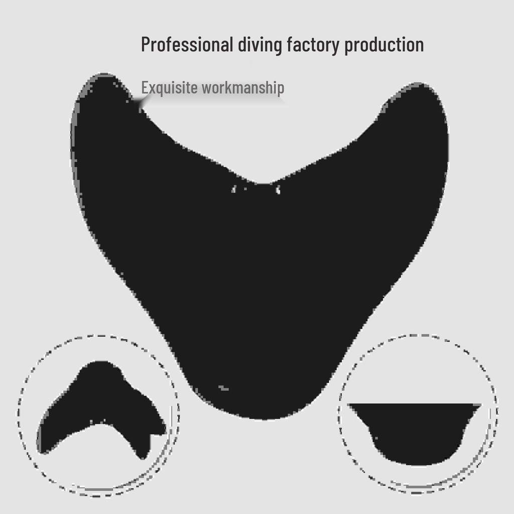 Mermaid One-Piece Monofin Whale Tail Flippers for Swimming and Diving