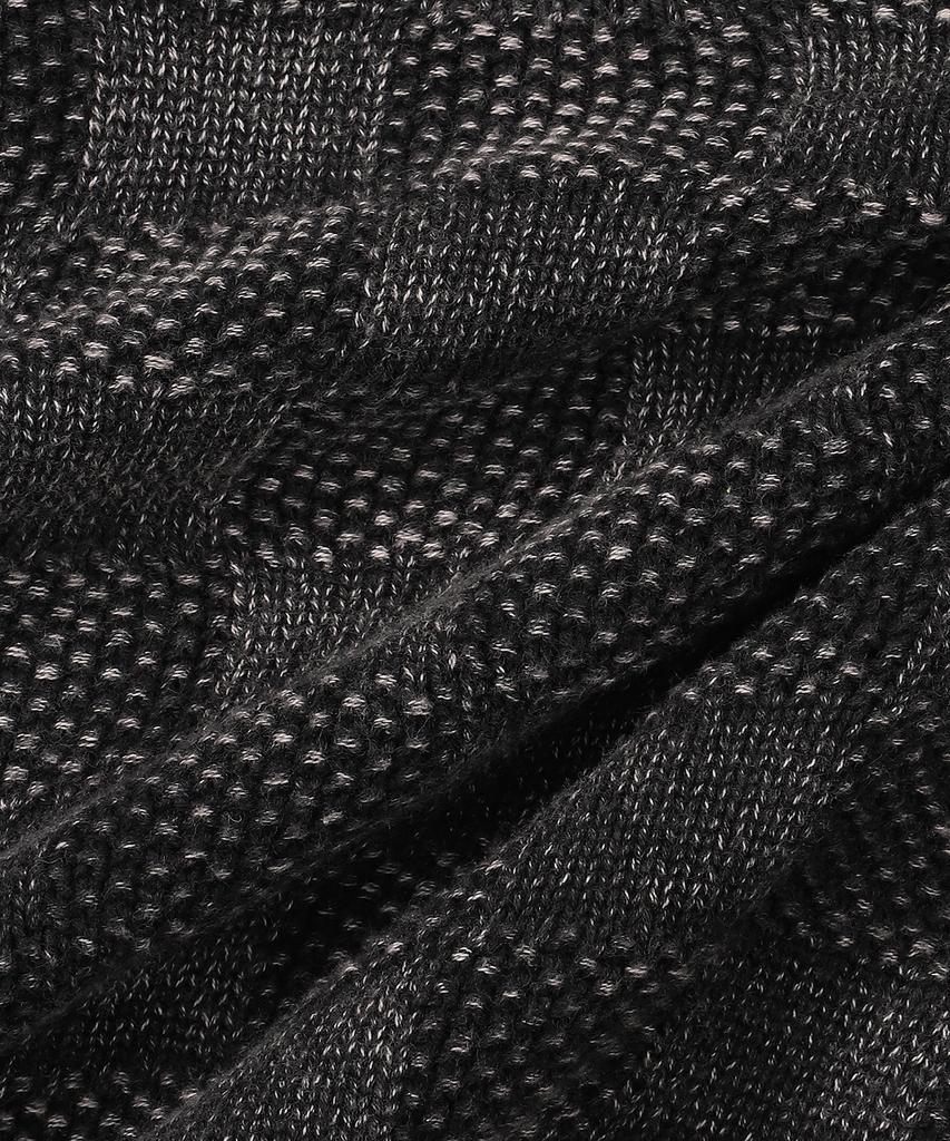 Syupeodeulai Checker Logo Round Knit Black