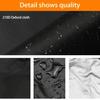Heavy-Duty Full-Covering AC Cover, Black High-Efficiency Protector Designed for Outdoor Central Air Conditioners