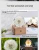 Dandelion Preserved Flower Night Light - Wooden Crystal Ball for Christmas & Birthday Gifts