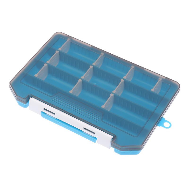 Single Layer Fishing Gear Box Portable Lure Box Fake Bait Soft Bait Box Accessories Box Supplies Parts Storage Box Tool Box