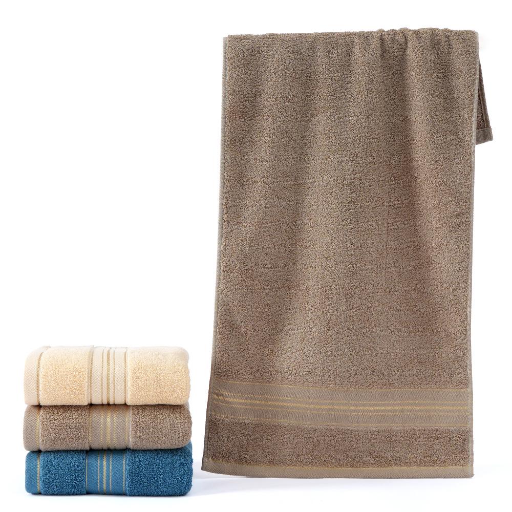 Pure Cotton Soft Absorbent Face Towels with Embroidered Logo - 14 Count Set