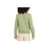 Nike Sweatshirt Round Neck Comfortable Fleece Long Sleeve Kids tops Oil-Green IB2553-386