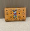 [Gebraucht] Kleiner Monogramm-Kartenhalter aus beschichtetem Canvas in Cognac-Farbe mit goldener Hardware - Ausgezeichnet #1PNNYZU