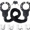 Motorcycle Reinforced Chain Lock Handcuff Lock with 3 Key for Scooter, Heavy Duty Electric Scooter Lock, Bicycles Lock