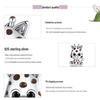 Yinziyun Giraffe S925 Sterling Silver Beads, Cute Animal Oil Drop DIY Charm SCC1691