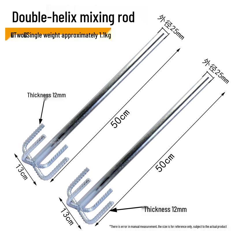 Rhinestone Spiral Mixing Rod for Cement and Putty Coating