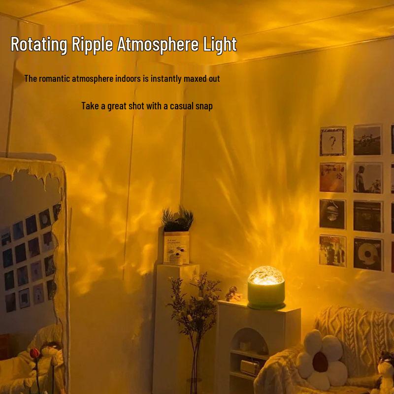 Aurora Water Wave USB Remote Control Bedside Light