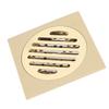 Square Shower Drain Grate Brass Bathroom Waste Grate Durable Shower Floor Drain  Laundry Room