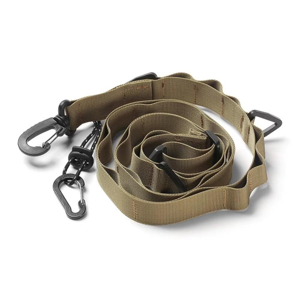 

24 Holes Campsite Lanyard Camping Clothesline Portable Hanging Strap Travel Clothes Backpacking Storage Strap хакі