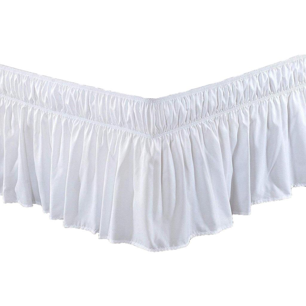 Elastischer Unifarbener Bettrock: Universeller Stil für Hotelgebrauch Alle Jahreszeiten