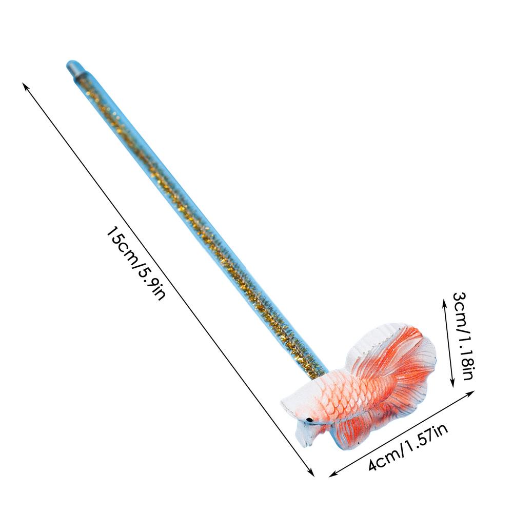 Betta Trainingsstab Fischtank Betta Stab Spielzeug Schön Gestaltetes Fischtank Zubehör Für Kleine Fischtanks Und Aquarien