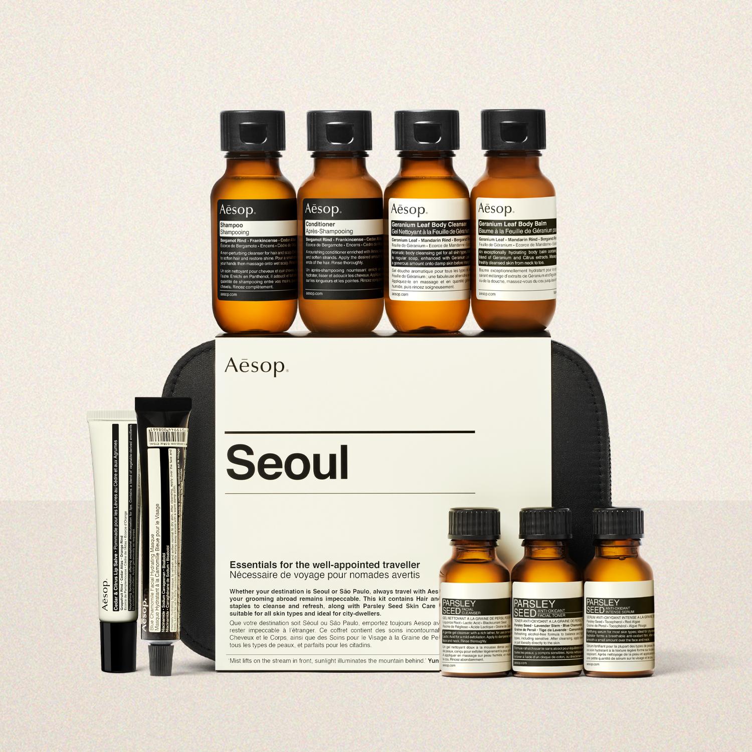 

[Aesop] Seoul Skincare, Hair & Body 9-Piece Set