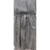 Women Sequins Round Neck Long Sleeve Casual Commute Bodycon Mini Dress