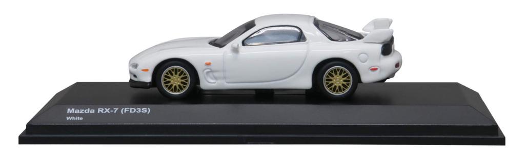 Kyosho Original Mazda FD3S White Finished Product Limited Edition 1/64 RX-7