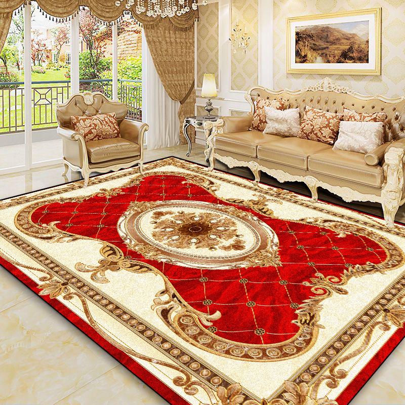 Evropské luxusní koberce pro obývací pokoj 200x300 cm Měkké koberce Dekorace ložnice Domácí šatna Plyšová protiskluzová podložka na podlahu Přizpůsobitelné