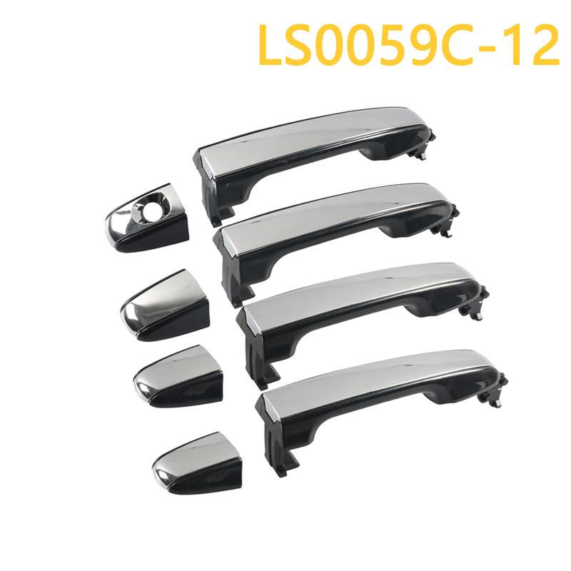 Poignée de porte extérieure Toyota Camry chromée (N° de pièce 69210-06200, #69250-06150, #69250-06160) - Ensemble de 12