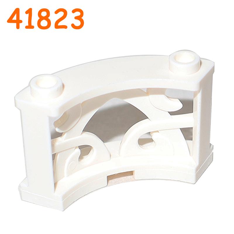 Non-Toxic Fence City Accessories Building Block Moc Part Railing Stair Barrier Ladder Guard Bar Castle Garden Farm Military Assemble Brick