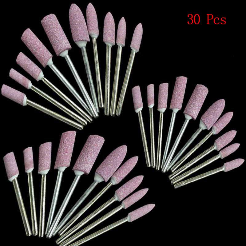 3mm Red Corundum Grinding Head Multi-style Combination Set Grinding Wheel Grinding Head Mini Electric Grinding Grinding Head