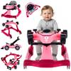 Caminador Interactivo Andador Empujador Coche de Carreras Fórmula 1 3en1 Rosa