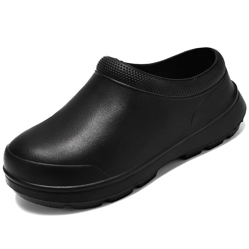 Men Women EVA Chef Shoes Non-Slip Waterproof Nurse Shoes Oil-Proof Shoes Comfortable Workers Shoes High-Quality Outdoor Water