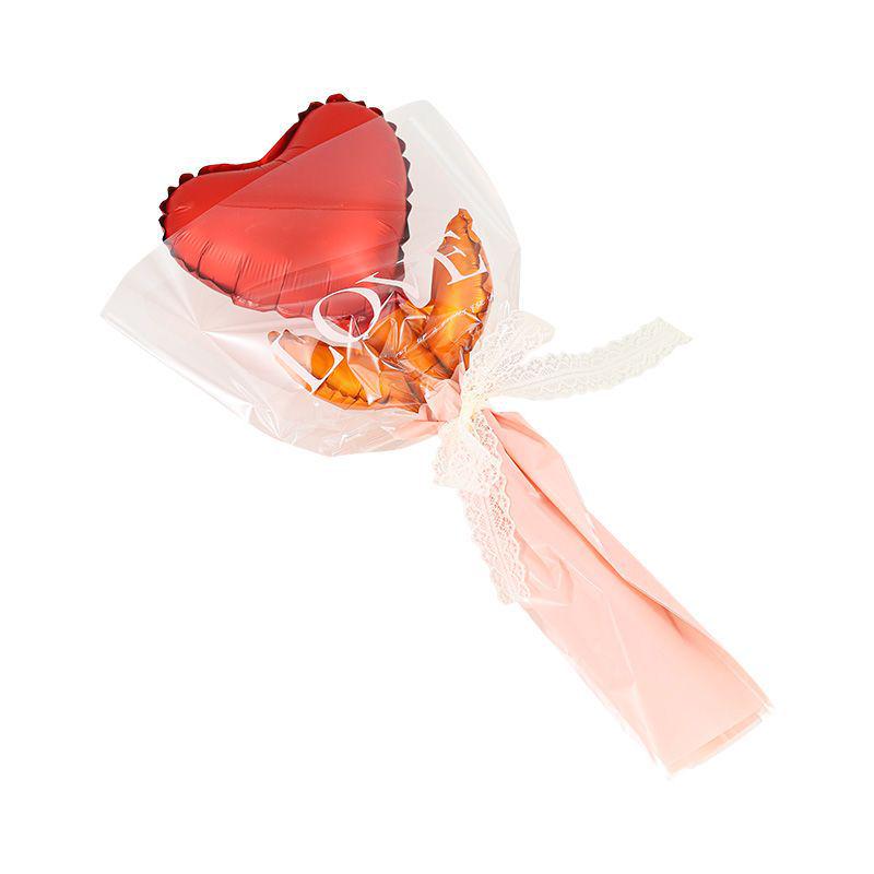 Heart-Shaped Floral Balloons for Mother's Day & Valentine's Day - Perfect for Kindergarten Ceremonies and Mall Gifts