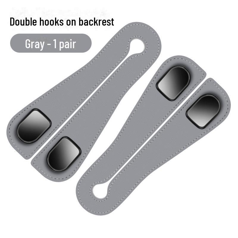 Wildleder Multifunktionaler Autositz Rücken Haken & Handyhalter