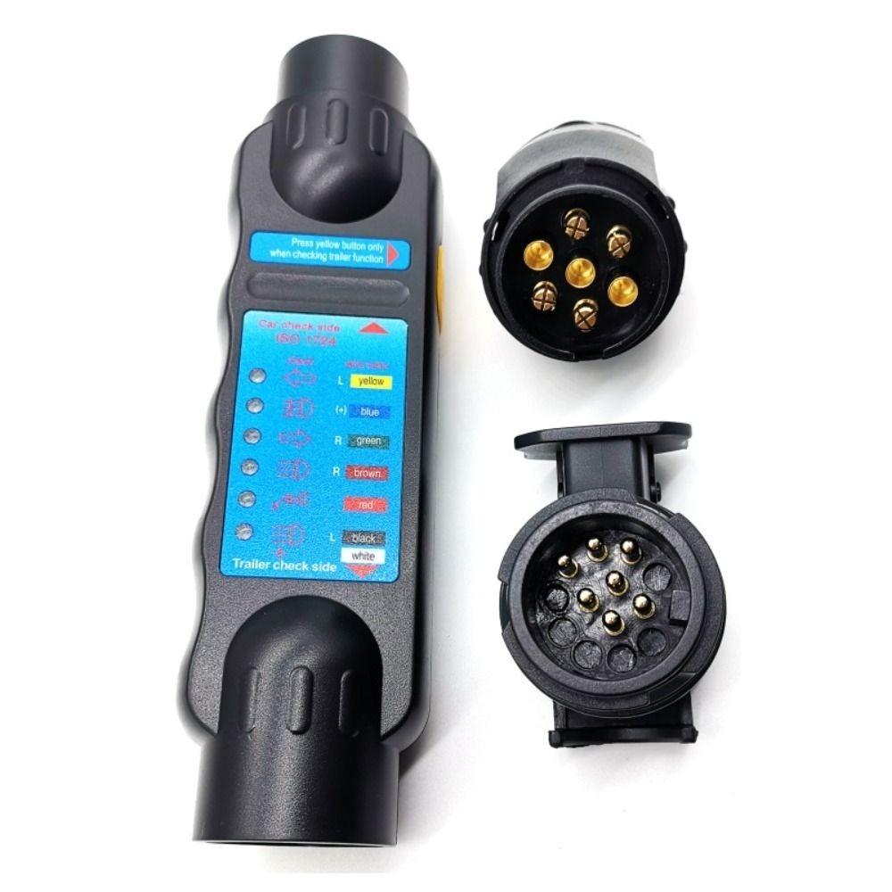 

Diagnostic Tool Trailer Towing Lights Tester 7Pin Wiring Circuit Tester Auto Trailers Tester