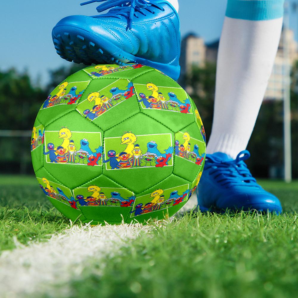 Sesame Street Theme Size 5 Soccer Ball, Suitable for Both Indoor and Outdoor Matches, a Gift Suitable for Everyone.