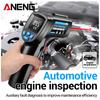 New High Precision ANENG TH104 Infrared Thermometer -50℃~550℃ Ratio VA Reverse Screen High Low Temp Alarm Laser Data Hold Temperature Measuring Gun