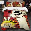 C-CalvinS and H-Ho-bbes Duvet Cover Set Soft Wash Bed 3 Piece Summer Comfortable Student Dormitory Home Baby Bedding Best Seller