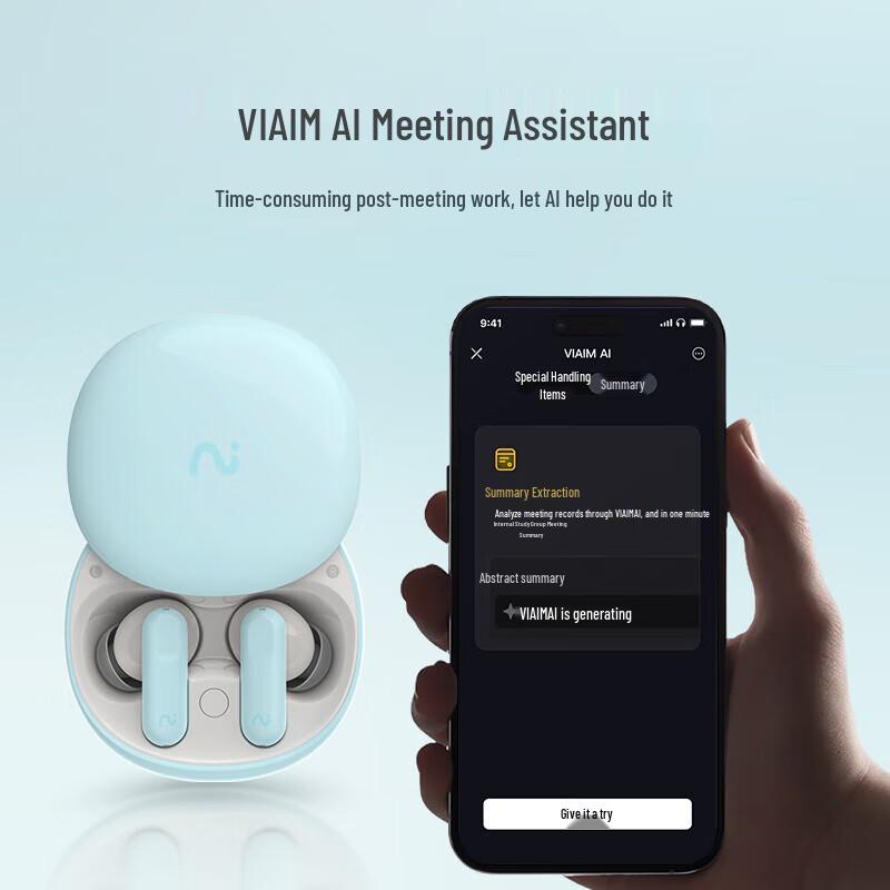 iFLYTEK iFLYBUDS Nano Recording Noise-Canceling Conference Headset