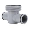 1.25 To 1.5 Inch T Joint Pool Hose Adapter PP Swimming Pool Hose T Connector for Filter Pump