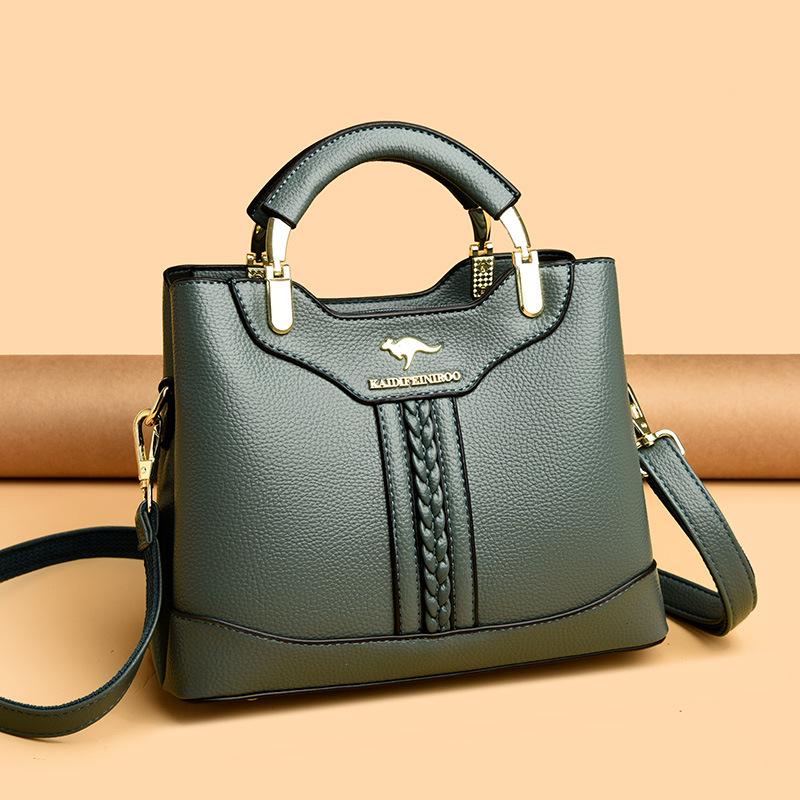 Crossbody Bag for Women Multi-layered Fashionable Color-blocking Mom Bag Single-shoulder Bag