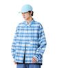 Fade Check Breezy Shirt Long LIGHT Size M SH-26SU002 - Tops, Shirts, Sleeve, Men's & Women's, BLUE,