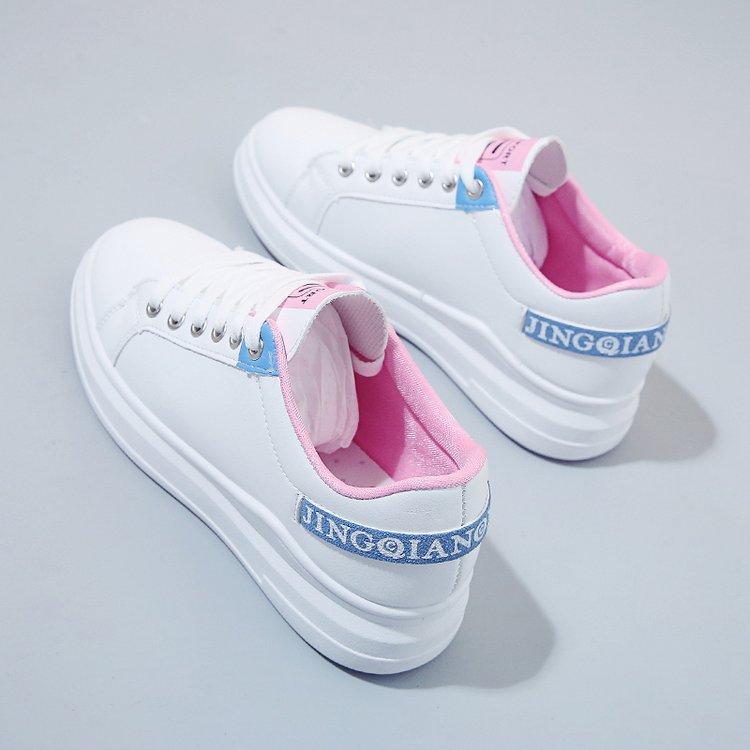 The Factory Recommends New Sports Shoes In Spring and Autumn, Female Students Flat-soled Casual Shoes, Running Soft-soled White Shoes.