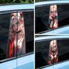 1/2pcs Joker Lady Car Stickers Auto B Pillar Waterproof Decoration Cover Scratches DIY Car Doors Pillar Sunscreen Vinyl Decals