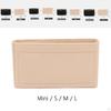 Container for Handbag Organization with Compartments Makeup And Accessories