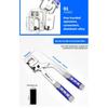 12inch Metal Stud Crimper Aluminum Alloy Punching Pliers Plaster Drywall Tools For Fastening Metal Double Handed Keel Pliers