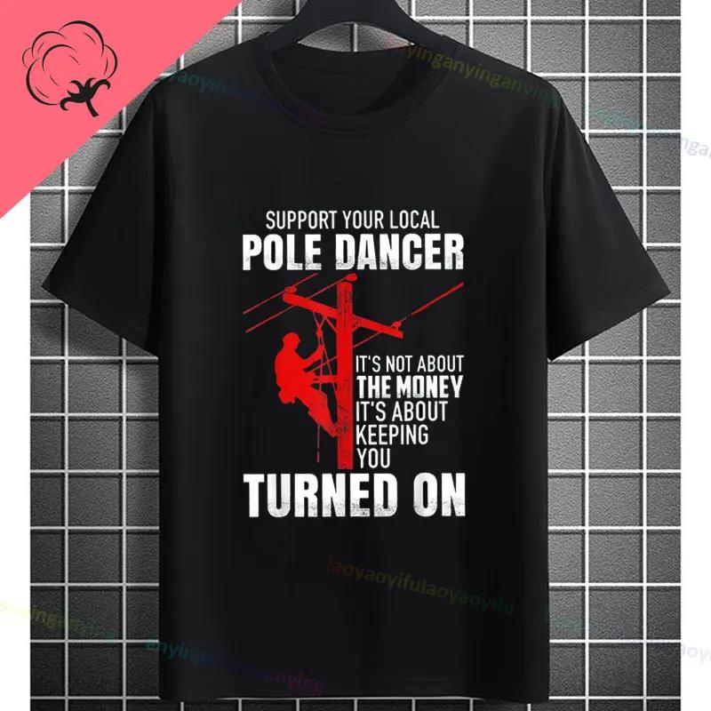 This Runs On Jesus  Pole Dance Graphic Tshirt Cotton Casual Shortsleeve Horror Style Tshirt Perfect Gift For Dance Lovers